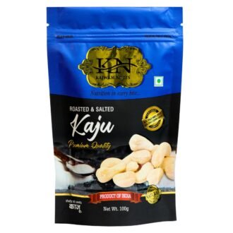 Kajwam Nuts Roasted & Salted Cashews | W320 Kaju 100 gm | Tasty & Crunchy Snack