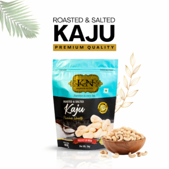 Kajwam Nuts Roasted & Salted Cashews | W320 Kaju 1 kg | Tasty & Crunchy Snack