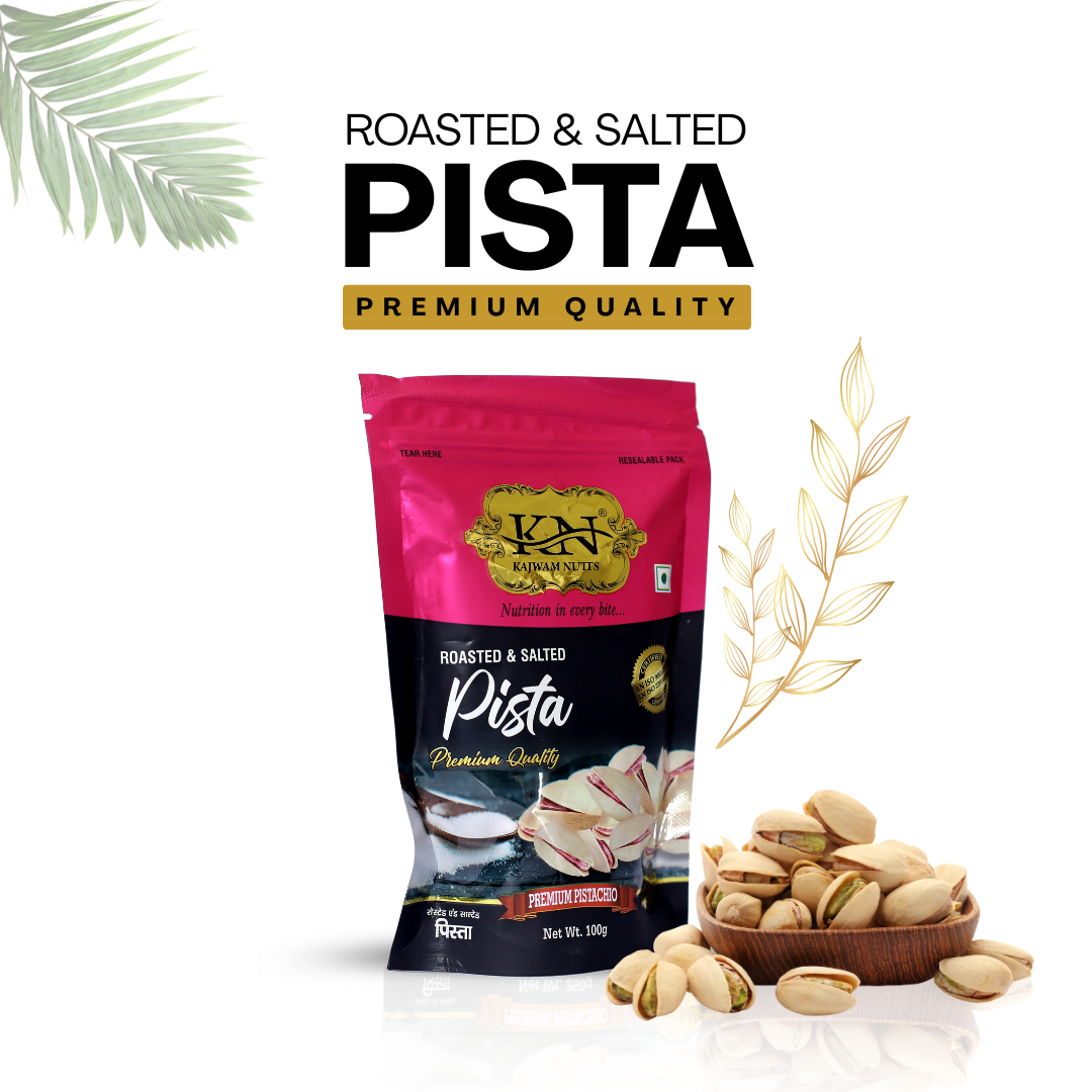 Roasted & Salted Pista – Premium Quality Pistachios | 100g
